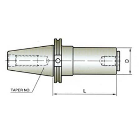 Yg-1 Tool V40 1" Semi-Flush Mill Holder QK014